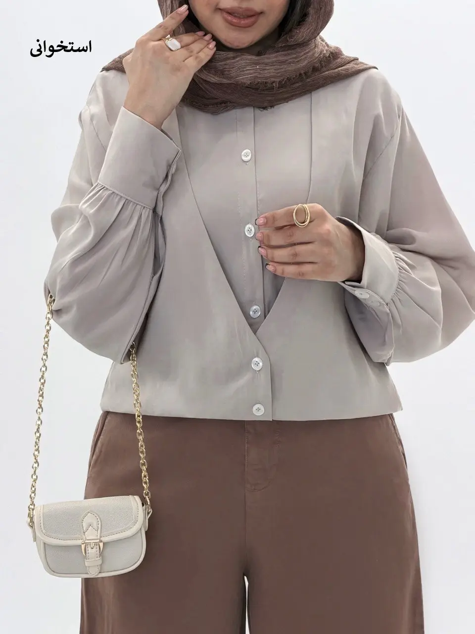 6856-شومیز موهانا ( ایراددار)